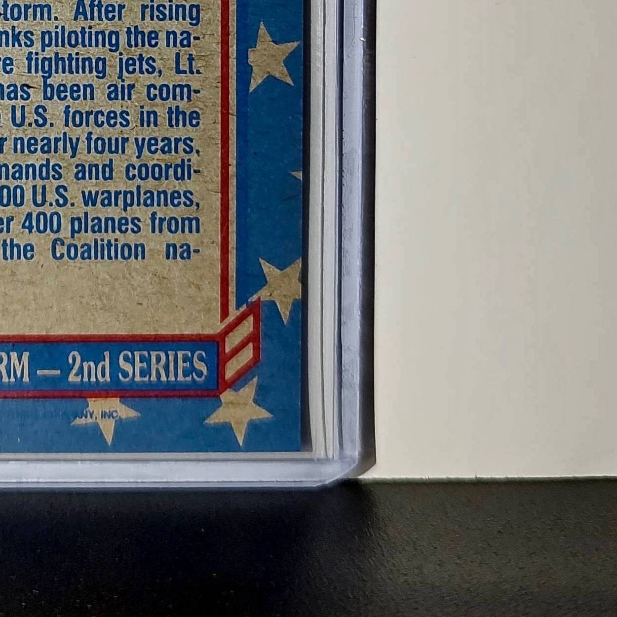 Lt. Gen. Charles A. Horner 1991 Topps Desert Storm #159 Card