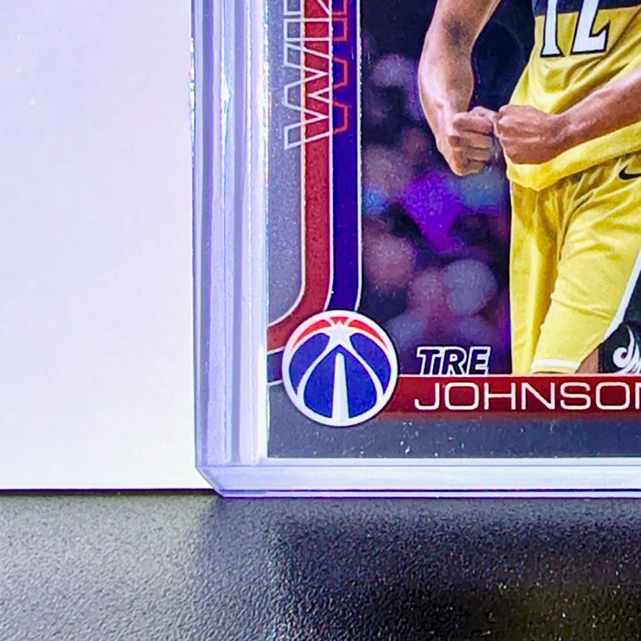 Tre Johnson III Rookie 2025-26 NBA Topps Chrome Update #156 Card Wizards