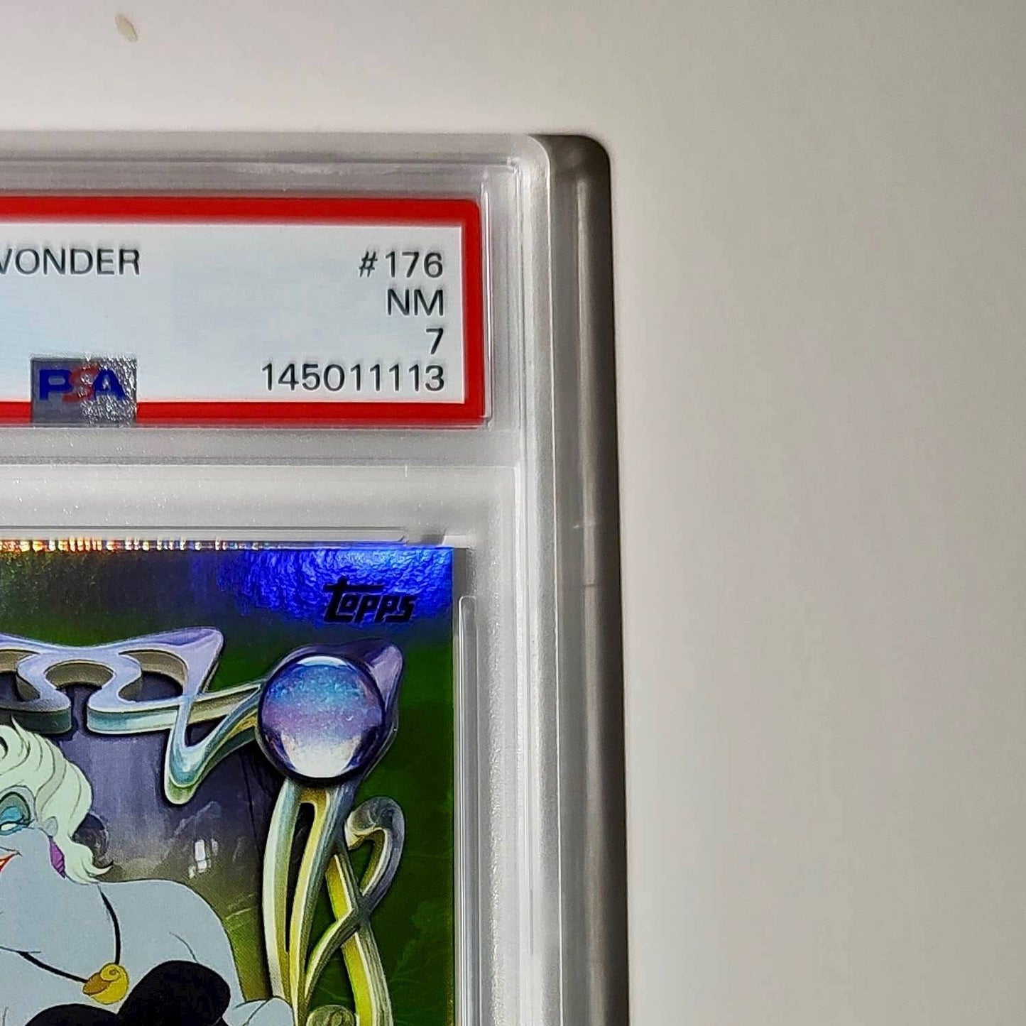 Ursula 2025 Topps Disney Wonder #176 Card The Little Mermaid PSA 7