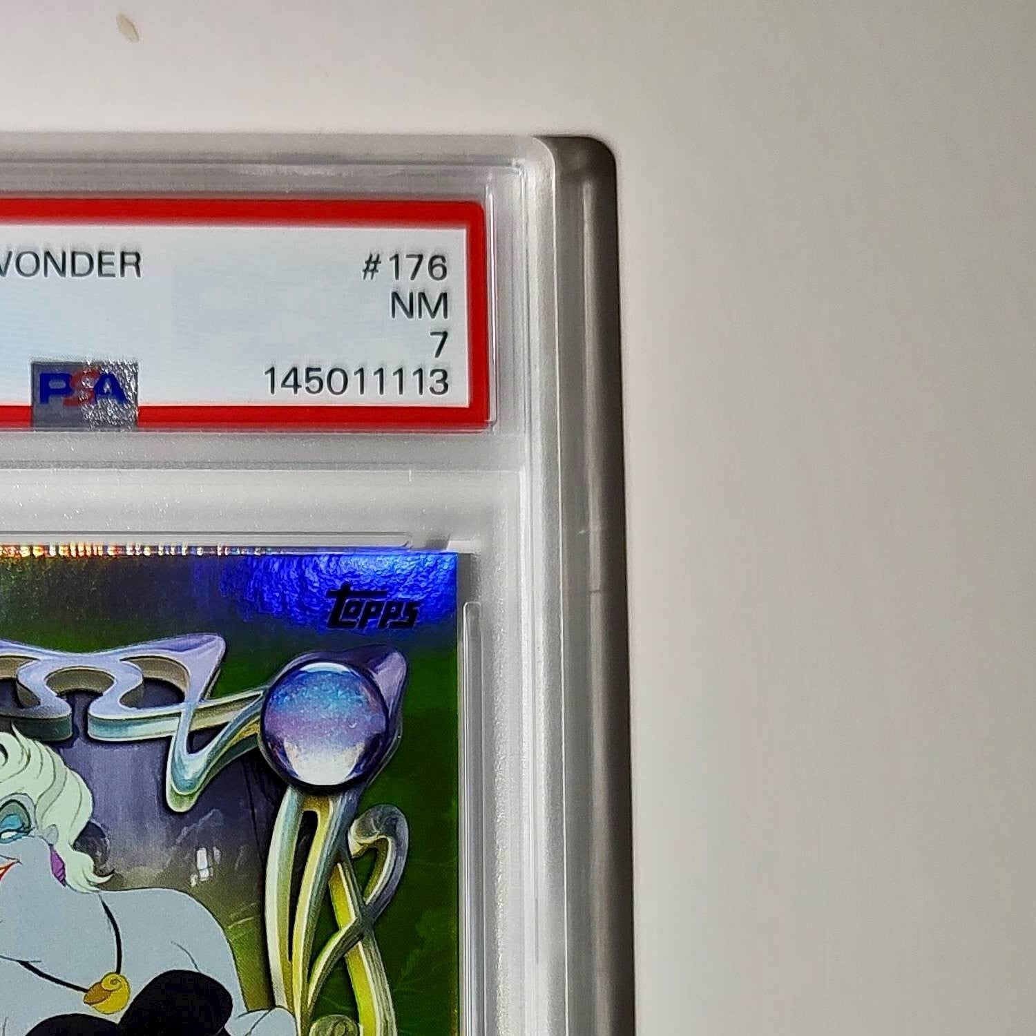 Ursula 2025 Topps Disney Wonder #176 Card The Little Mermaid PSA 7