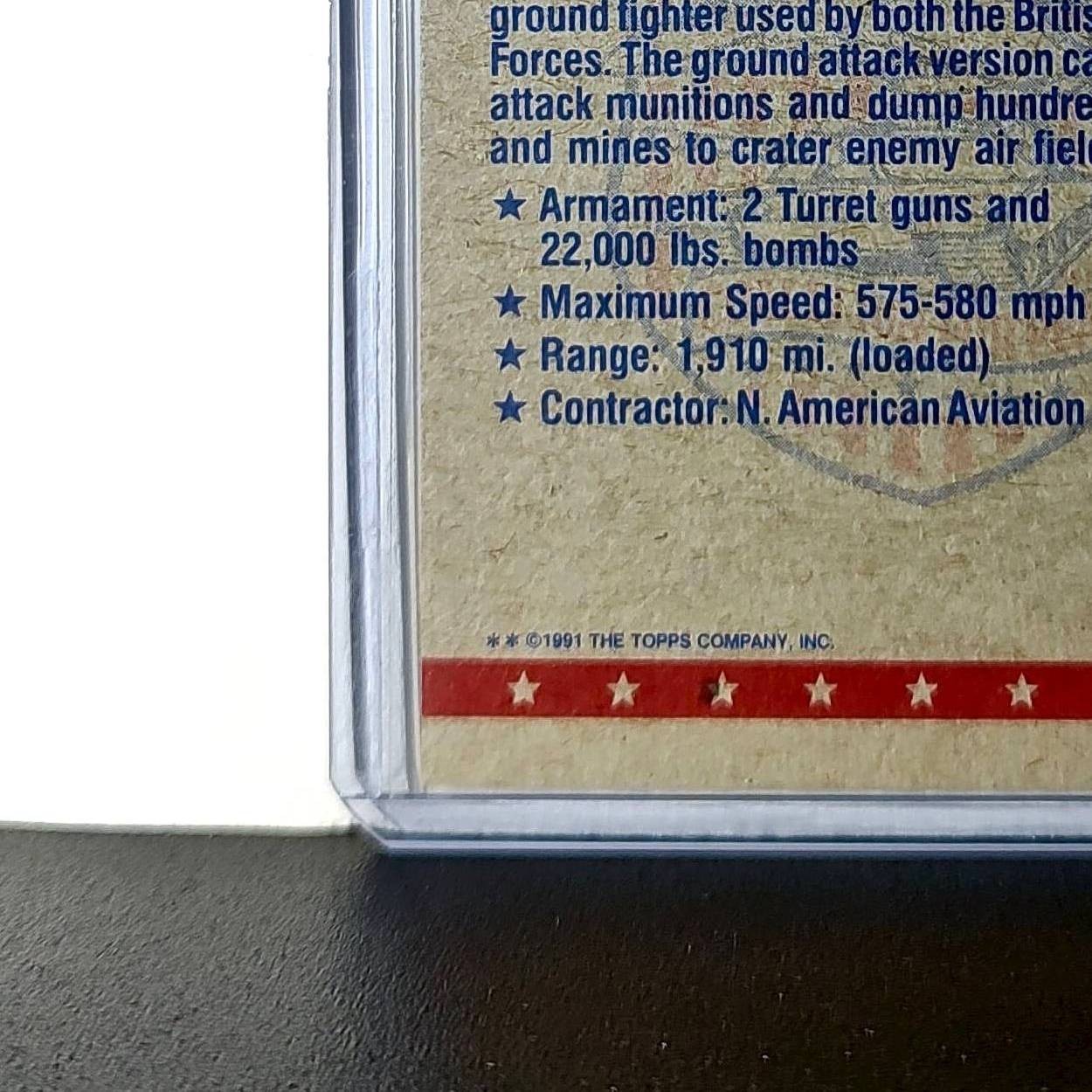Britain’s Tornado 1991 Topps Desert Storm #19 Card