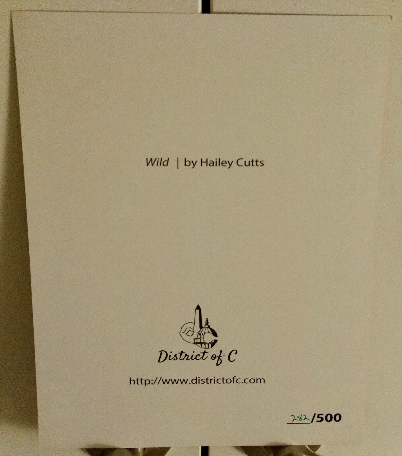 Wild by Hailey Cutts - District of C Limited Edition Framed Art Print