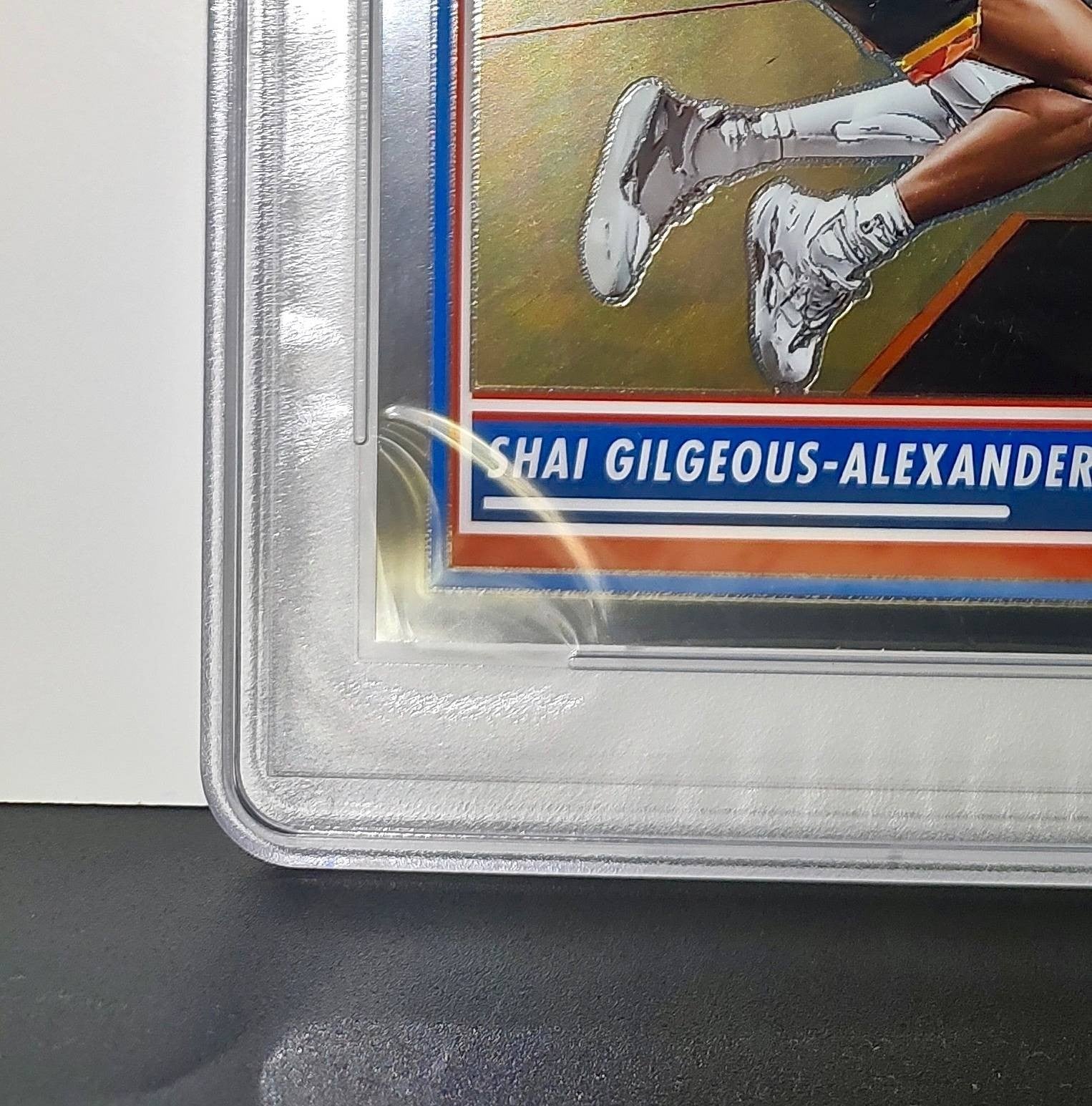 Shai Gilgeous-Alexander 2023 Panini Premium Stock NBA Hoops #2 Jumbo PSA 9 Mint