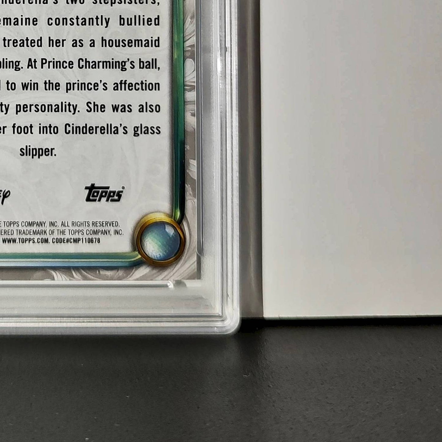 Anastasia Tremaine 2025 Topps Disney #14 Winter Variant Card Cinderella PSA 8
