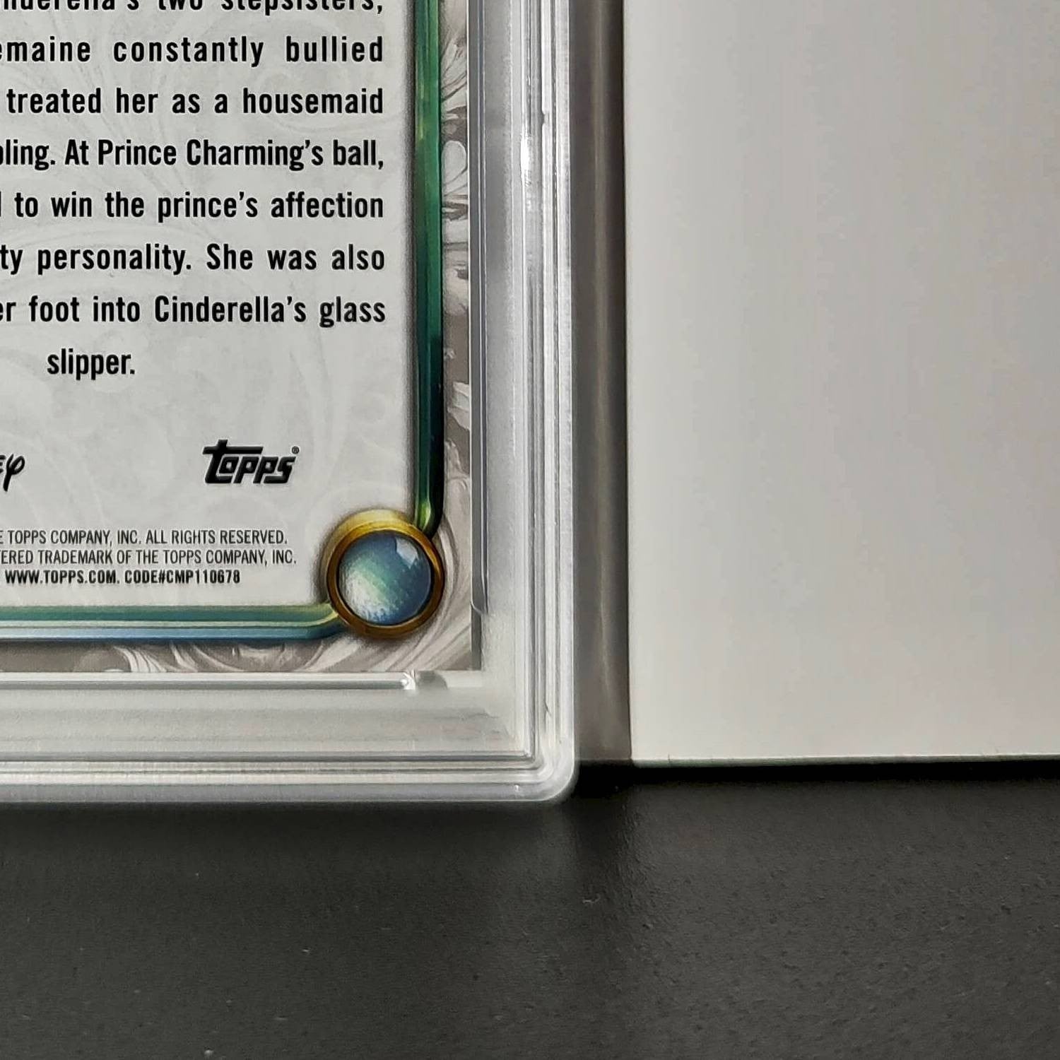 Anastasia Tremaine 2025 Topps Disney #14 Winter Variant Card Cinderella PSA 8
