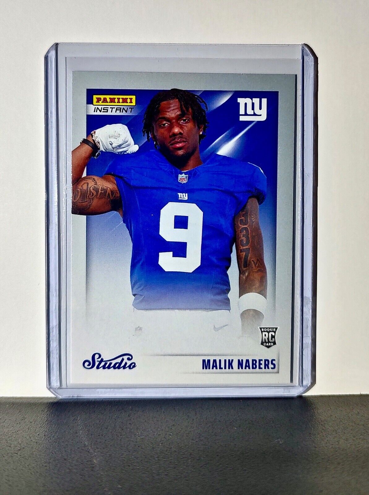 Malik Nabers 2024 Panini NFL Studio Rookies #38 Card New York Giants 1/1672