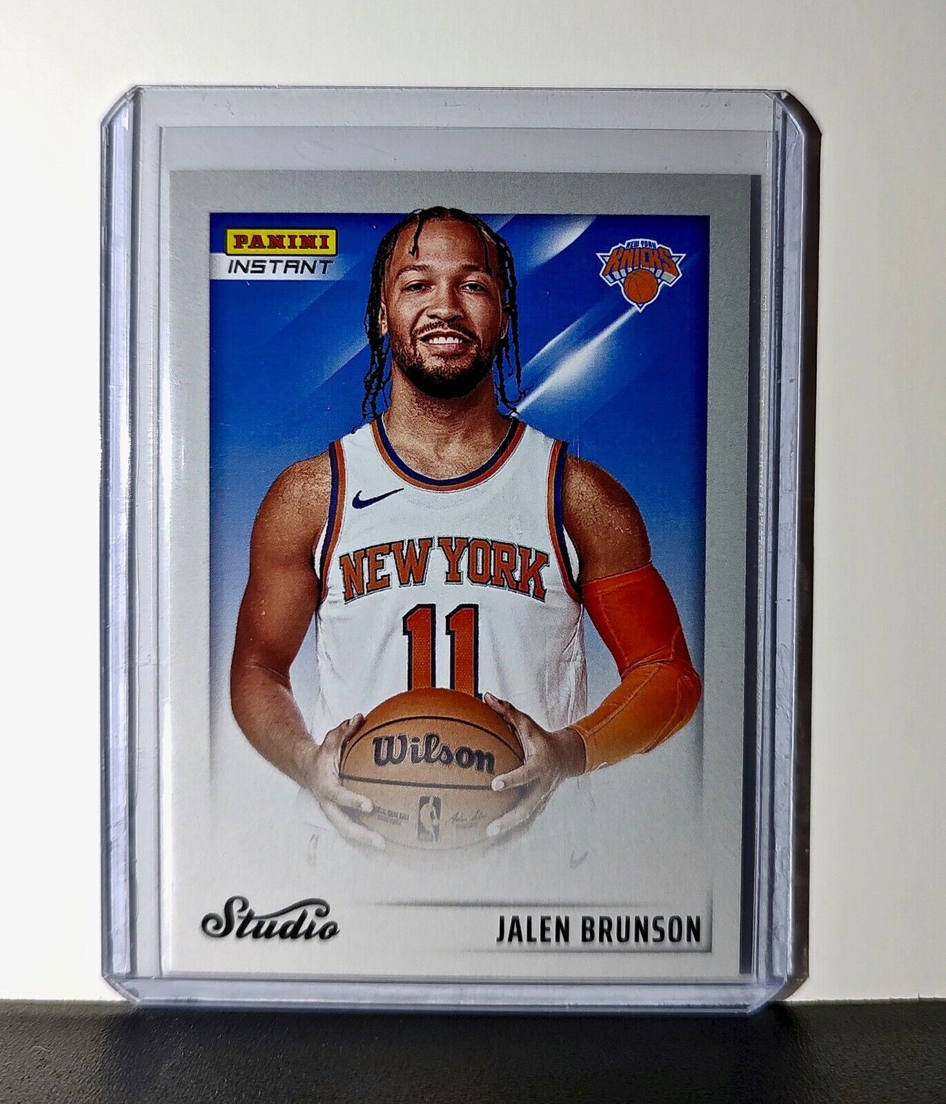 Jalen Brunson 2024-25 Panini NBA Studio #14 Card New York Knicks 1/275