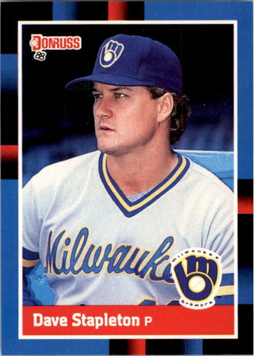 1988 Dave Stapleton Donruss Baseball Card #521
