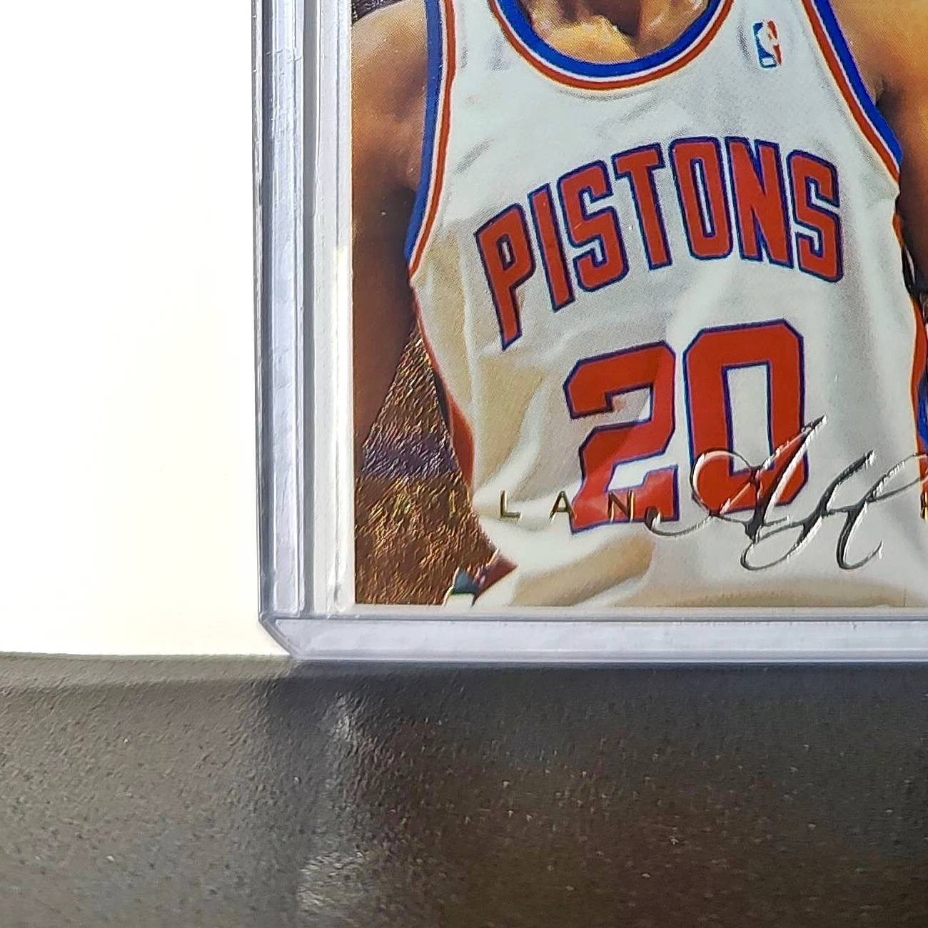 Allan Houston 1995-96 Flair NBA #38 Card Detroit Pistons