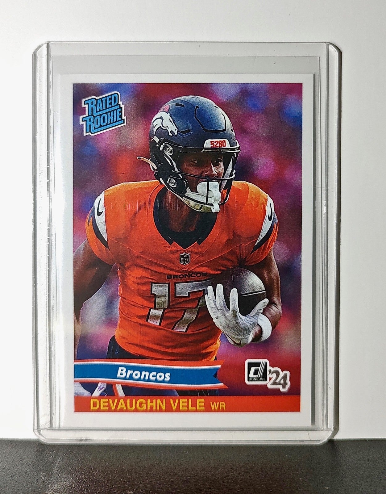 Devaughn Vele Rookie 2024 Panini Rated Rookie Retro NFL #22 Card Jets 1 of 890