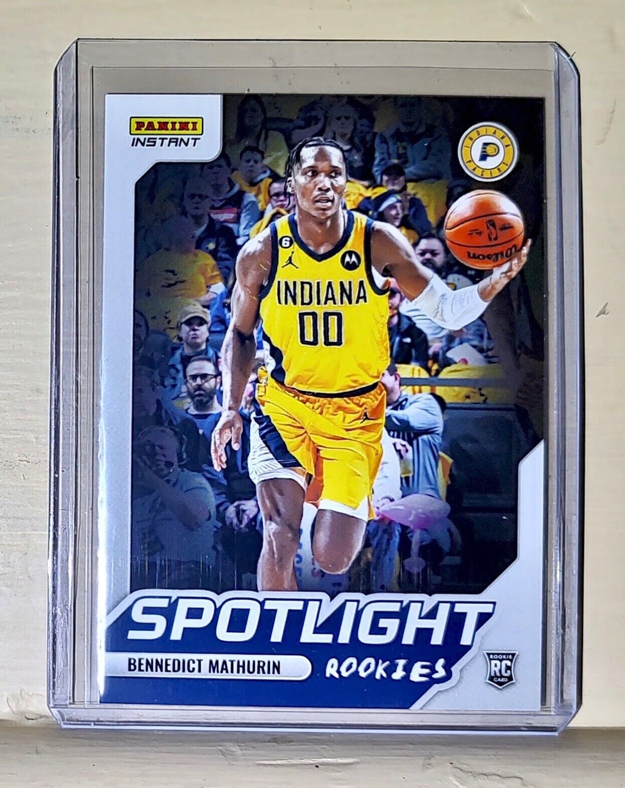 Bennedict Mathurin 2022-23 Panini NBA #6 Spotlight Rookies Card 1/965