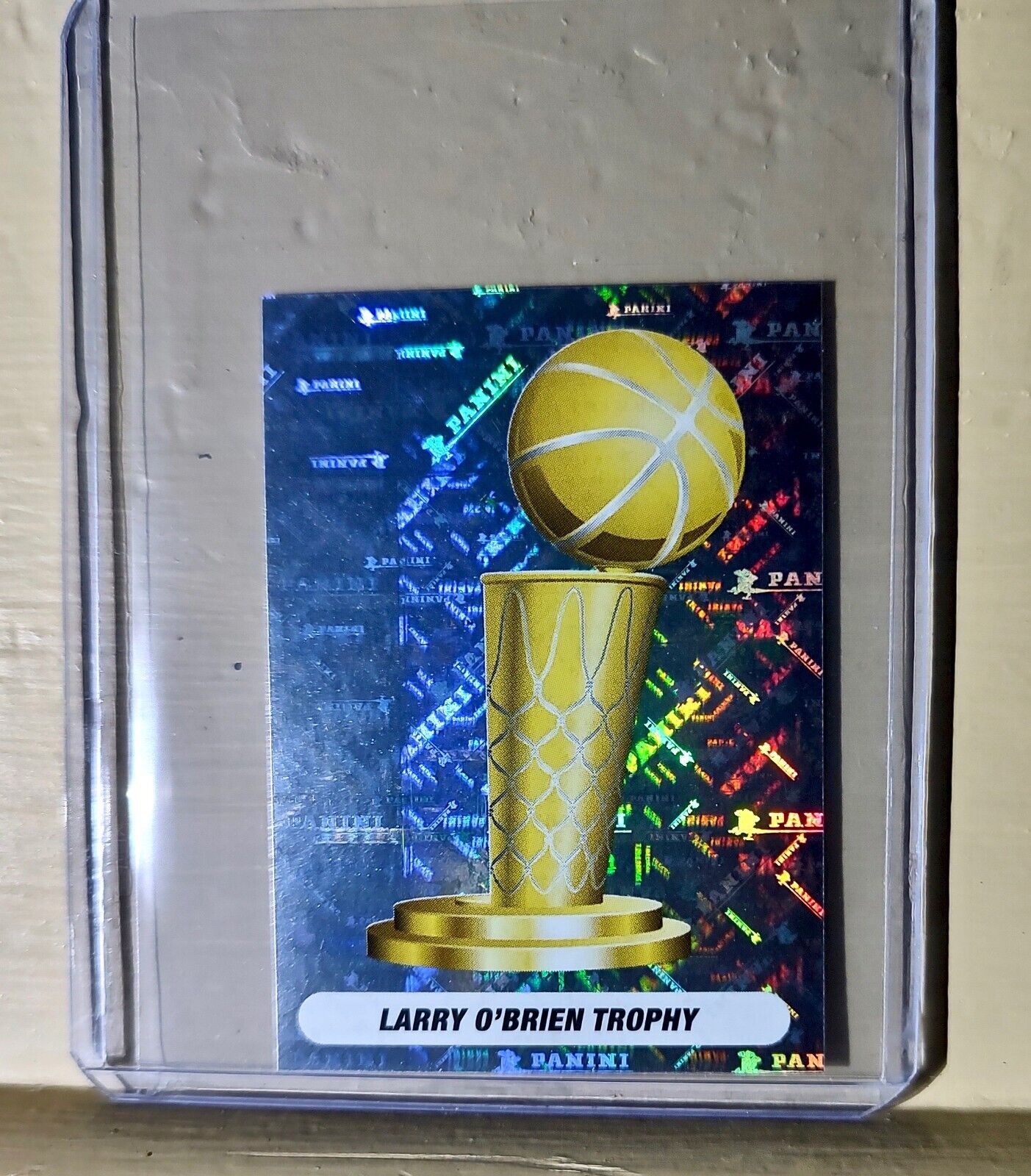 NBA Finals Trophy -  2023-24 Panini NBA Basketball #31 Foil  Sticker