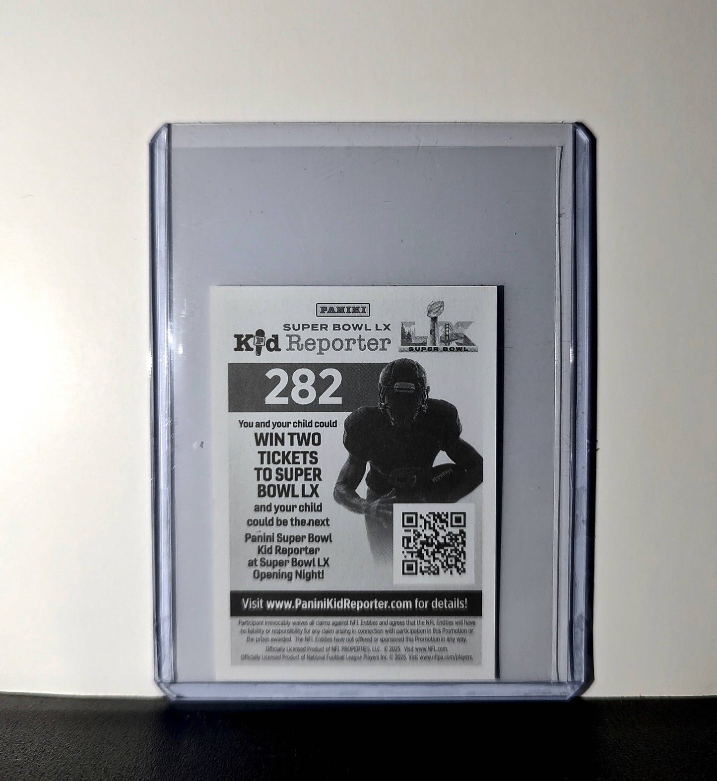 Ladd McConkey 2025 Panini NFL #282 Sticker Los Angeles Chargers