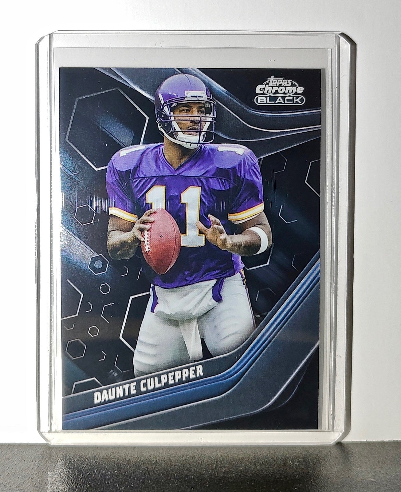 Daunte Culpepper 2023 Topps Chrome Black NFL 128 Football Card Minnesota Vikings