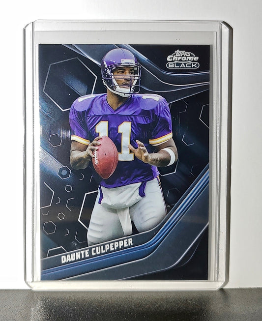 Daunte Culpepper 2023 Topps Chrome Black NFL 128 Football Card Minnesota Vikings