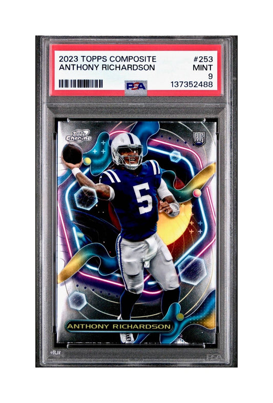 Anthony Richardson Rookie 2023 Topps Chrome Cosmic #253 PSA 9 Mint