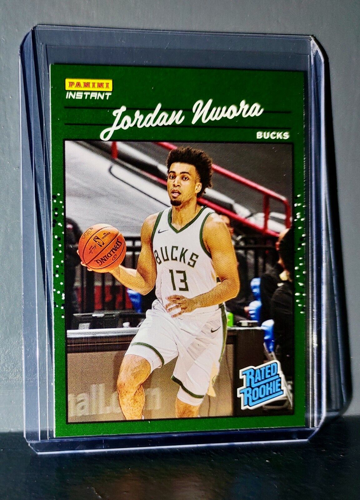 Jordan Nwora 2020-2021 Panini NBA Instant #40 Rated Rookie Retro Card 1/3558