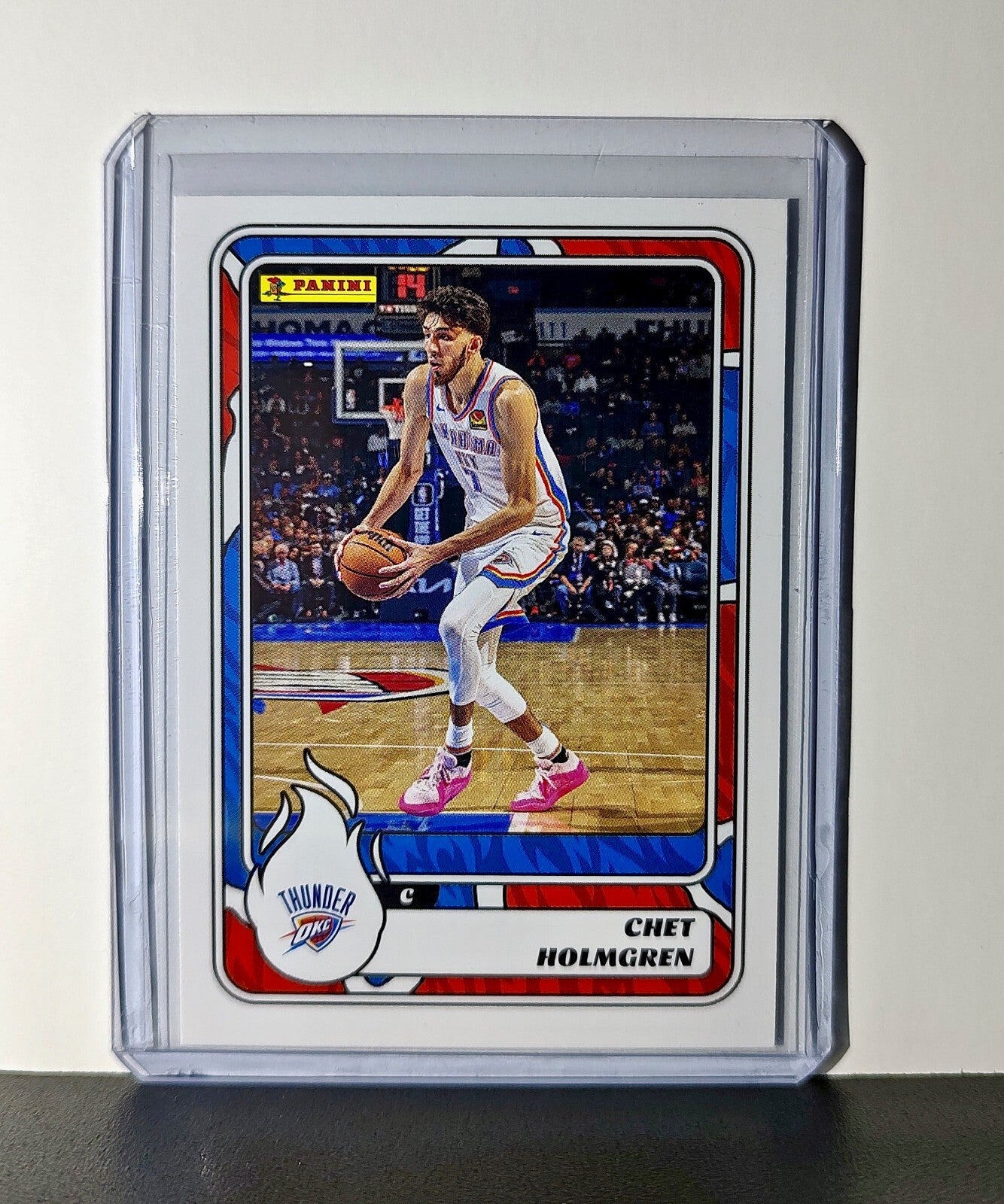Chet Holmgren Rookie 2024-25 Panini NBA #44 Sticker Card Oklahoma City Thunder
