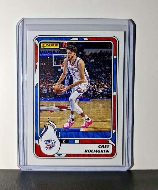 Chet Holmgren Rookie 2024-25 Panini NBA #44 Sticker Card Oklahoma City Thunder