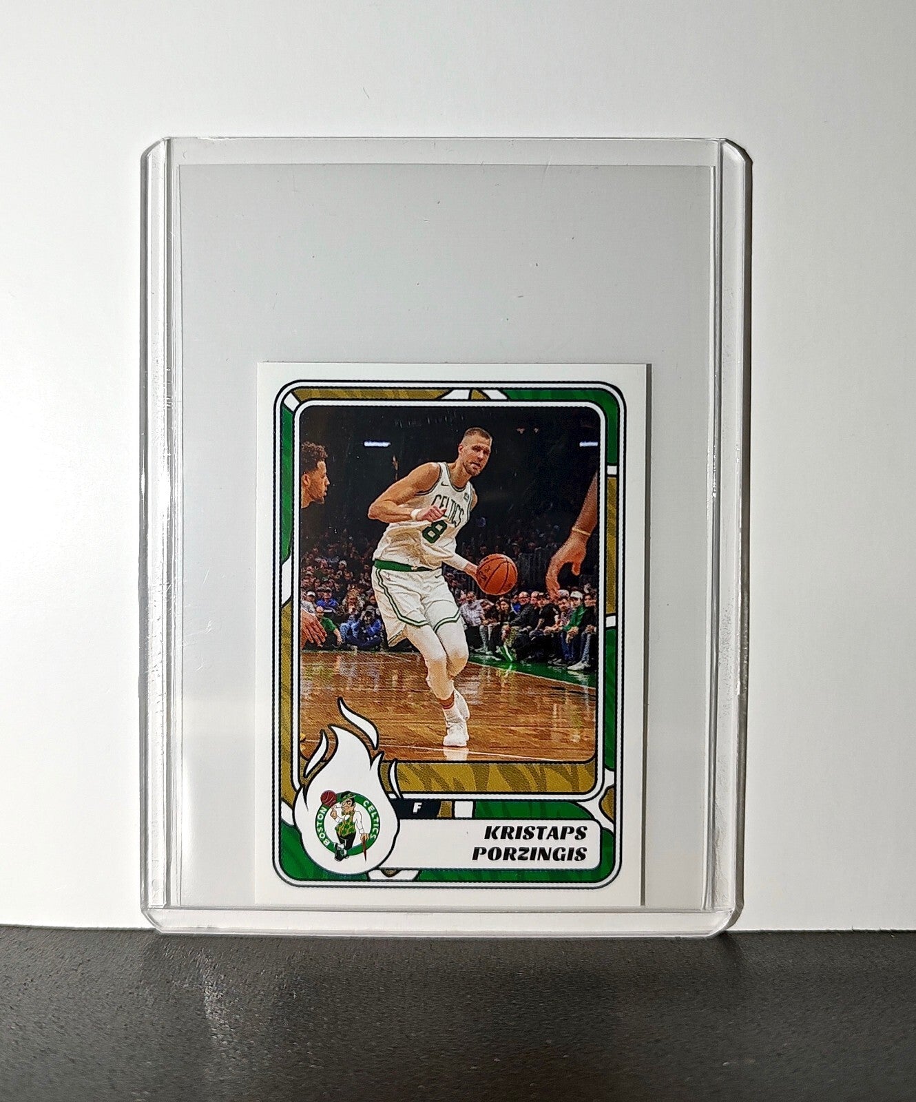 Kristaps Porzingis 2024-25 Panini NBA #114 Sticker Card Boston Celtics