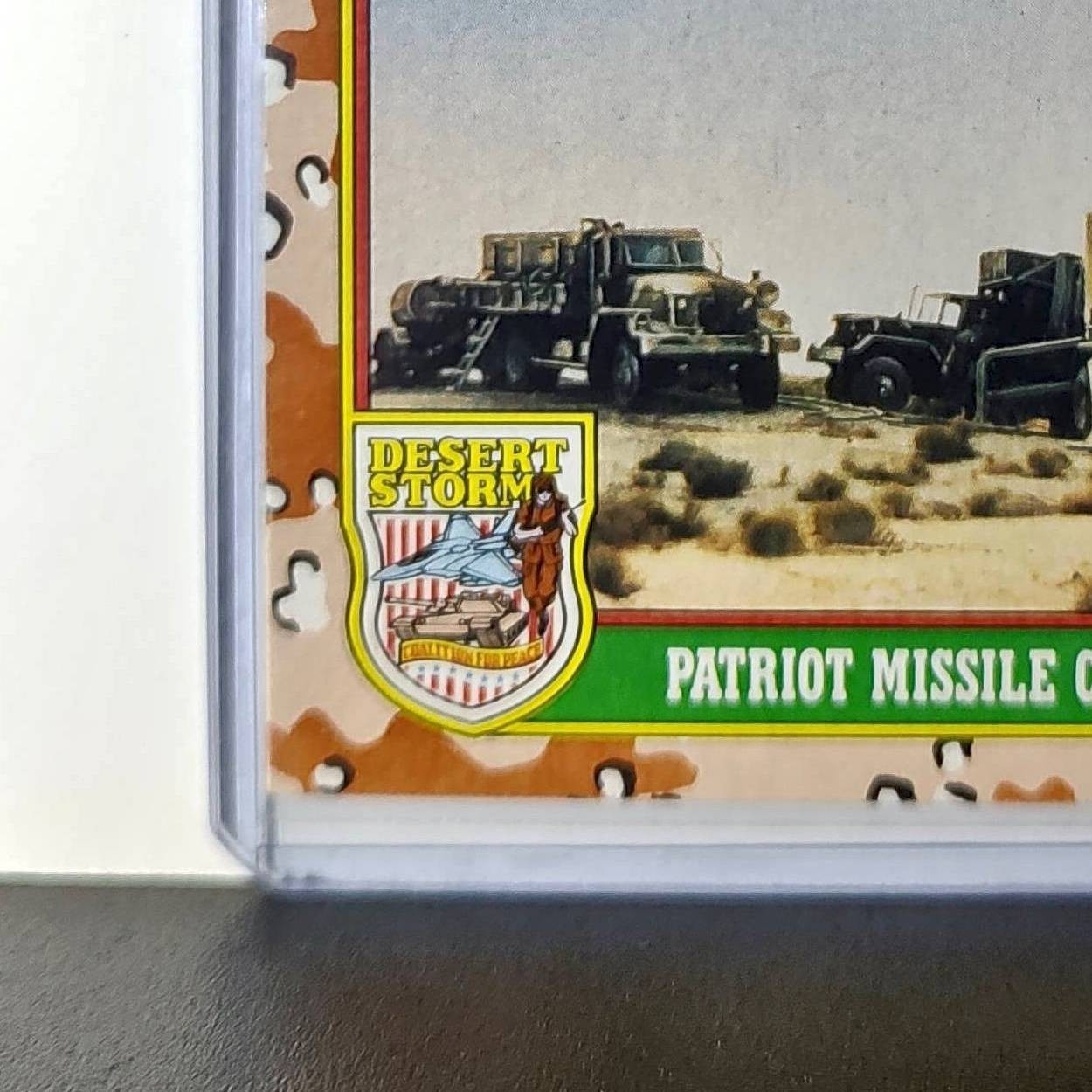 Patriot Missile Command 1991 Topps Desert Storm #77 Card