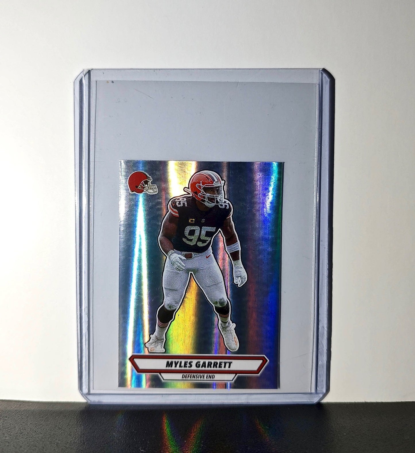 Myles Garrett 2025 Panini NFL #139 Foil Sticker Cleveland Browns