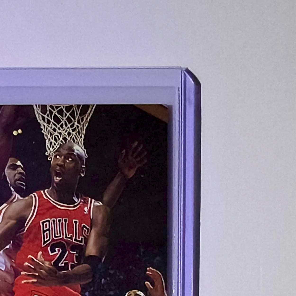 Michael Jordan 1996-97 NBA Hoops #20 Basketball Card Chicago Bulls