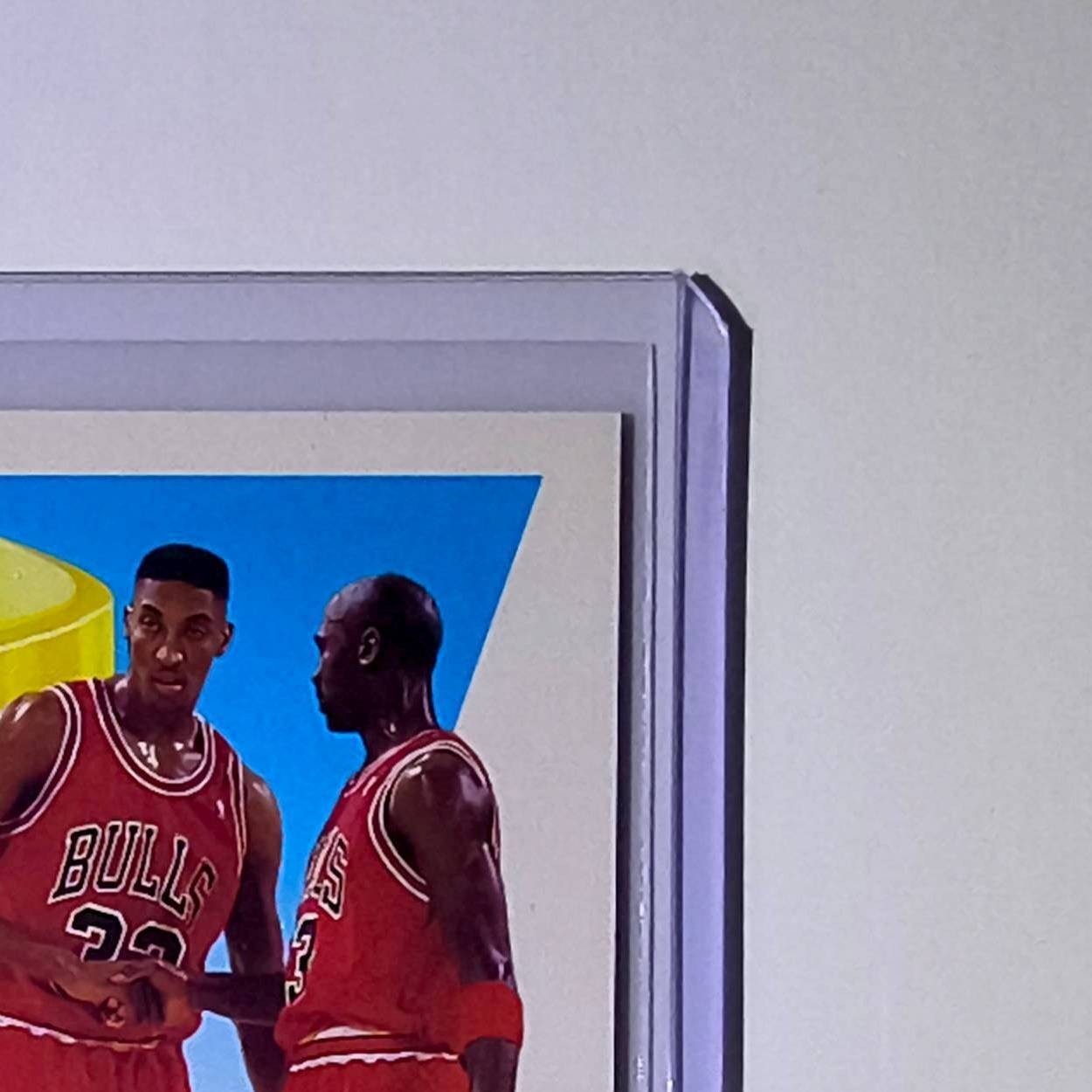 Michael Jordan Scottie Pippen 1991-92 Skybox #462 Basketball Card Chicago Bulls