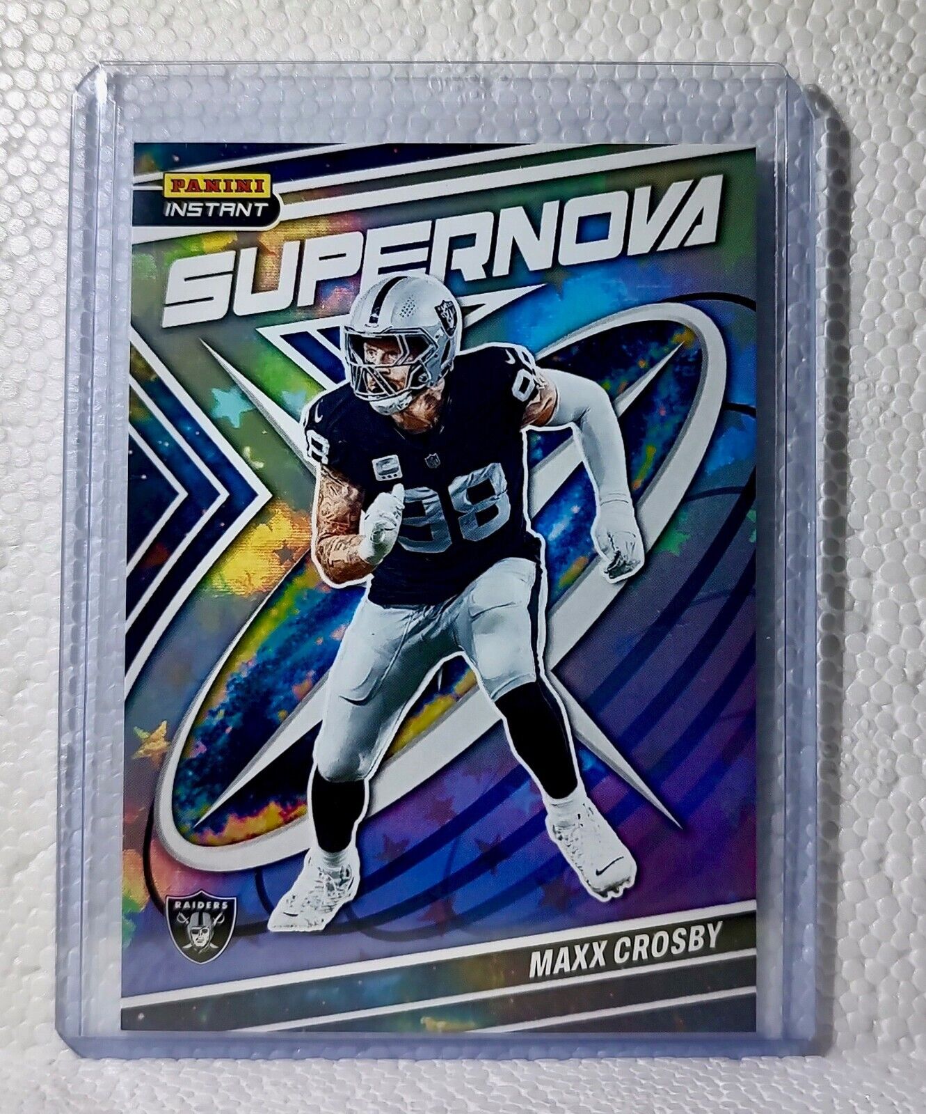 Maxx Crosby 2023 Panini NFL #23 Supernova Football Card Raiders 1/481