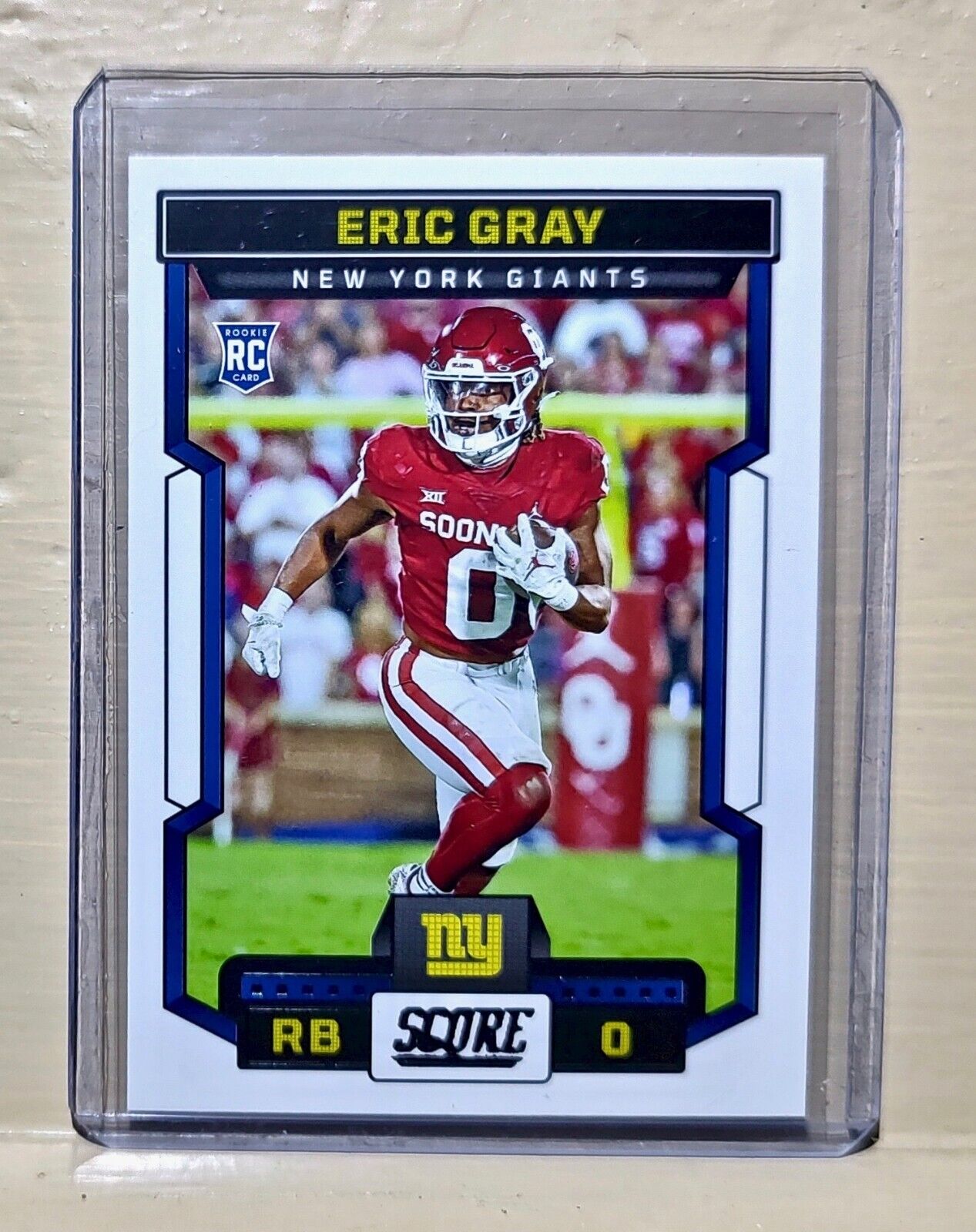 Eric Gray 2023 Panini NFL #332 Score Rookie Football Card New York Giants