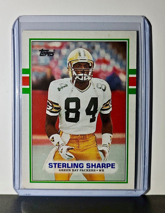 Sterling Sharpe 1989 Topps NFL #379 Card Green Bay Packers
