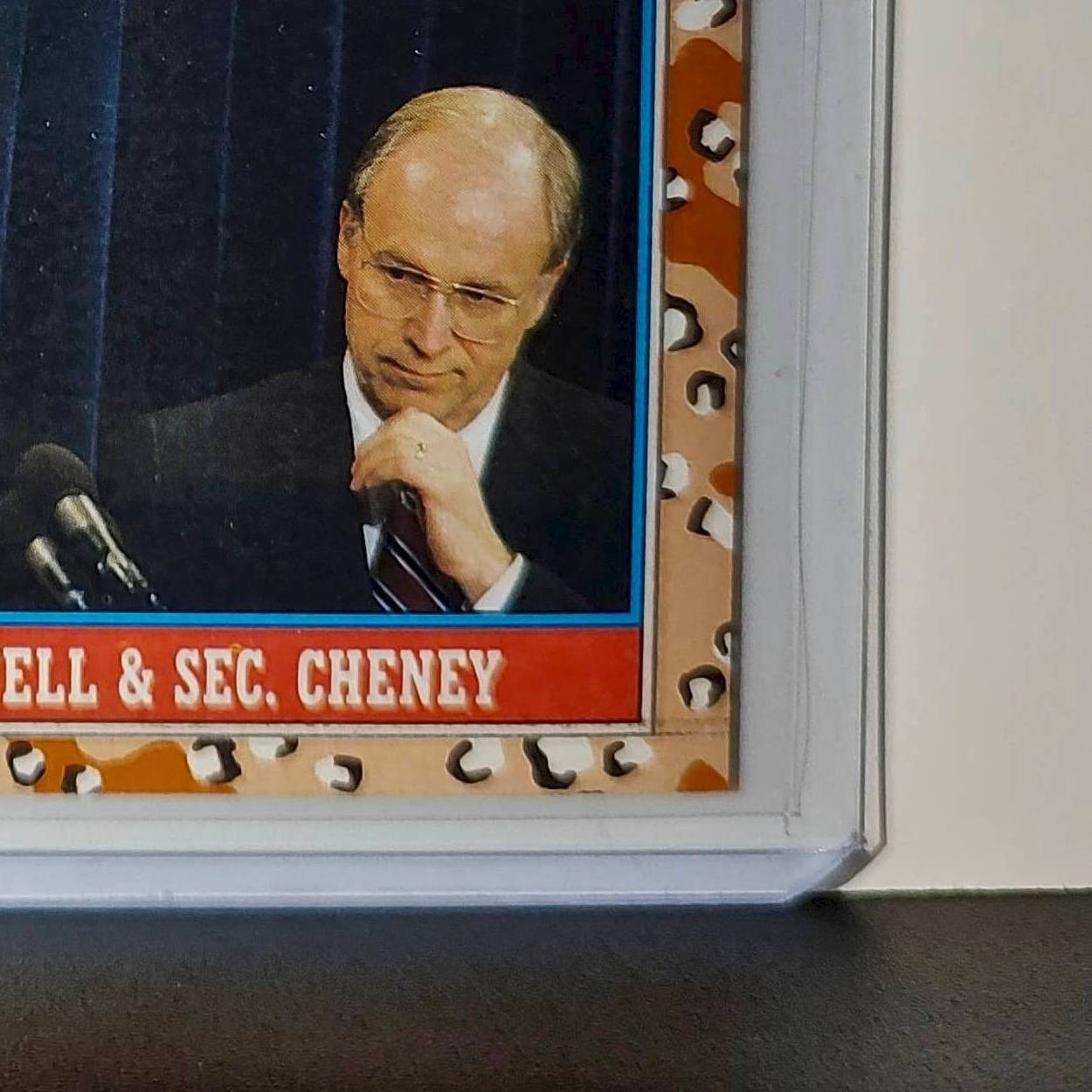 General Powell & Secretary Cheney 1991 Topps Desert Storm #158