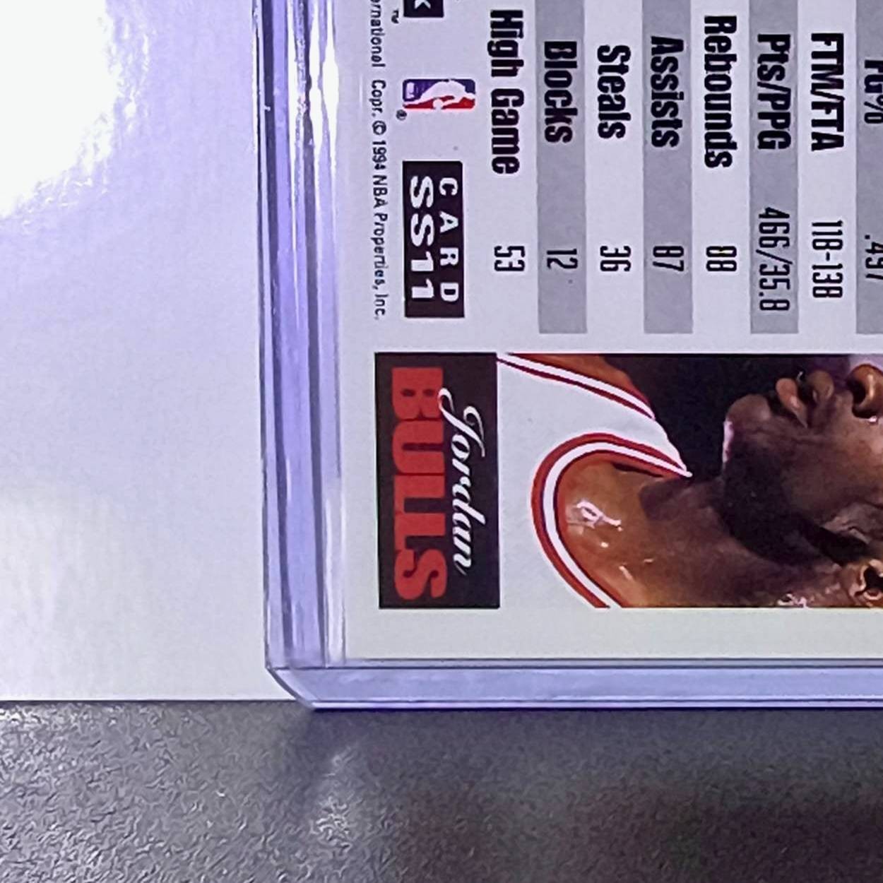 Michael Jordan 1993-94 Skybox Showdown Series Basketball Card Chicago Bulls