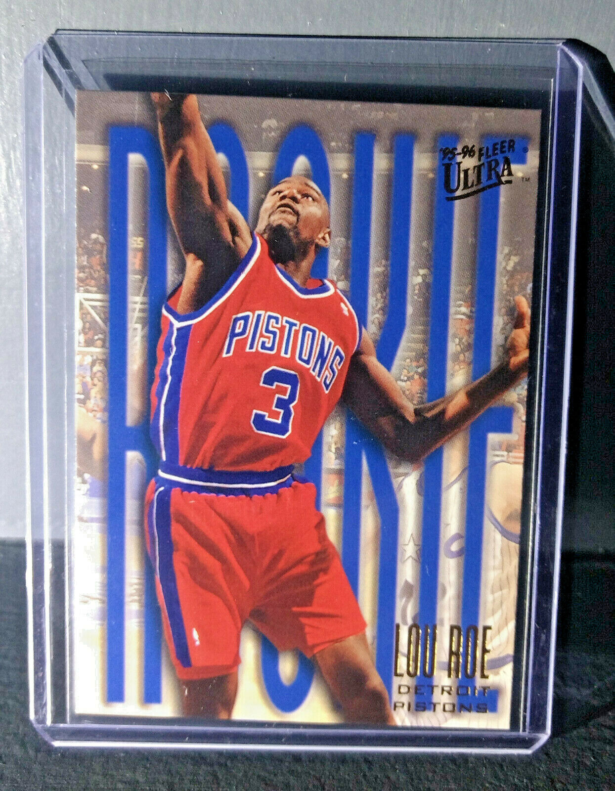 1995-96 Lou Roe Fleer Ultra #286 Rookie Basketball Card