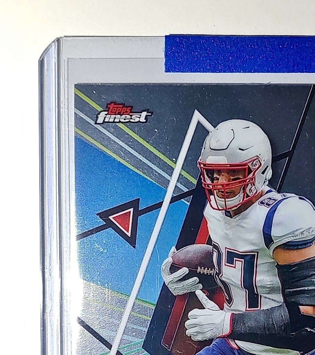 Rob Gronkowski 2023 Topps Finest NFL #213 Football Card New England Patriots
