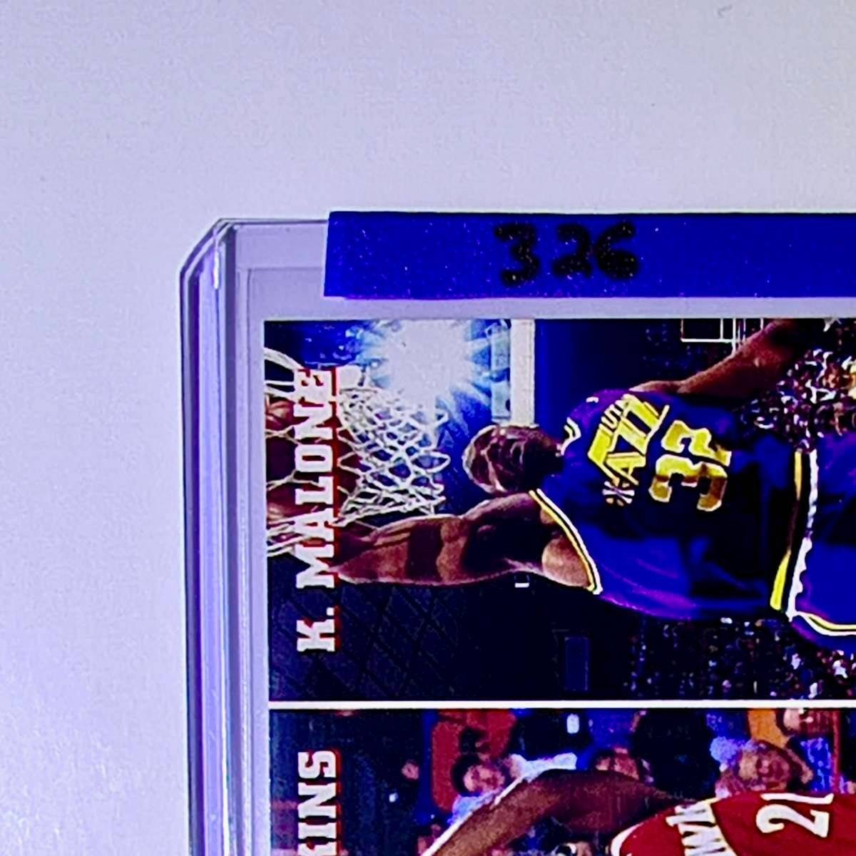 Michael Jordan Wilkins Malone 1993-94 NBA Hoops League Leaders #283 Card Bulls