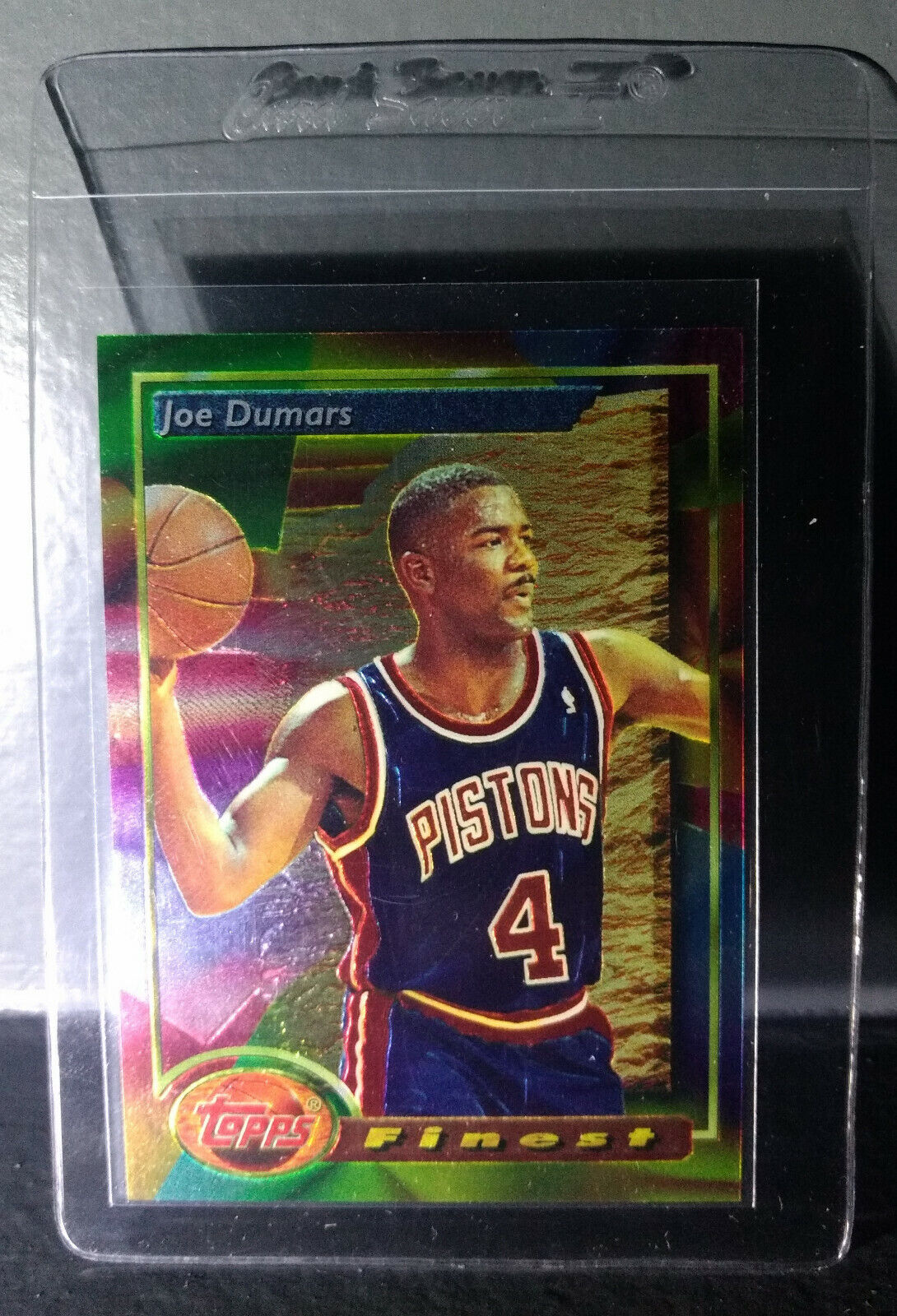 1993-94 Topps Finest Joe Dumars #199 Basketball Card