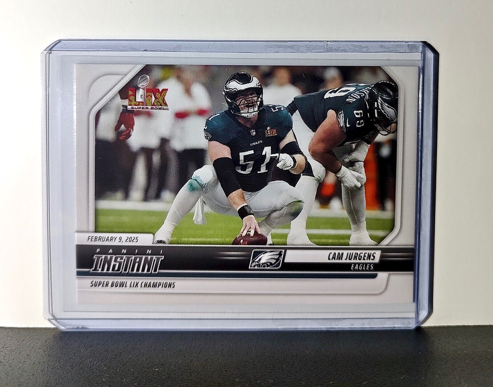 Cam Jurgens 2024 Panini Super Bowl LIX Champions NFL #11 Football Card Eagles