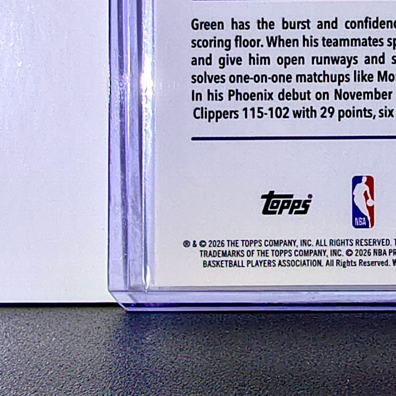Jalen Green 2025-26 NBA Topps Chrome Update #79 Basketball Card Phoenix Suns