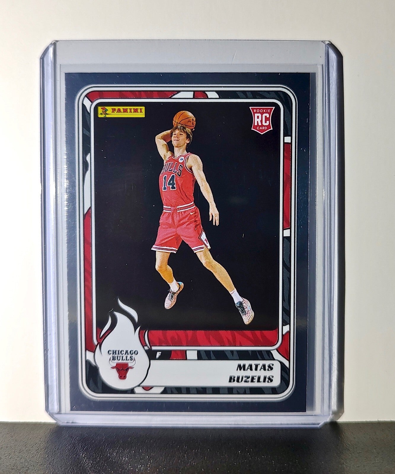 Matas Buzelis Rookie 2024-25 Panini NBA #73 Foil Sticker Card Chicago Bulls