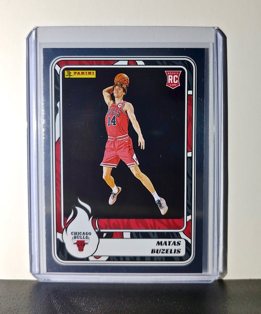 Matas Buzelis Rookie 2024-25 Panini NBA #73 Foil Sticker Card Chicago Bulls