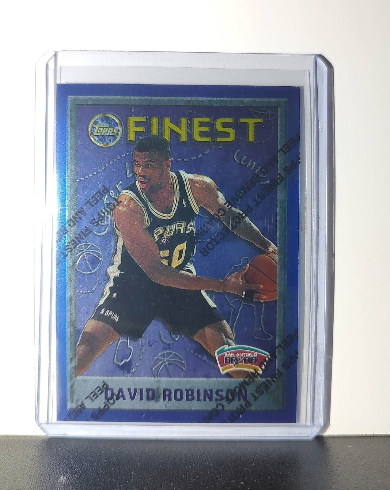 David Robinson 1995-96 Topps Finest NBA #245 Card Spurs