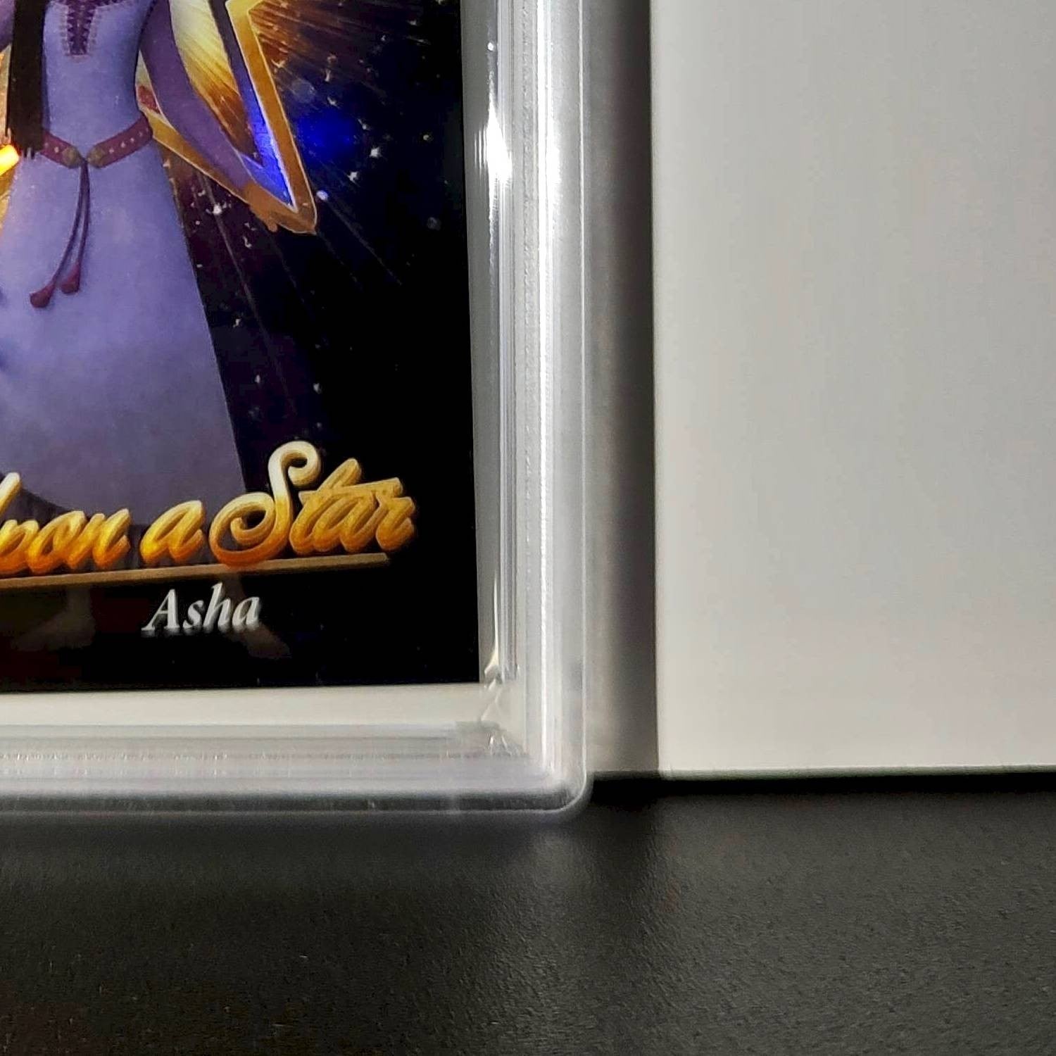 Asha 2025 Topps Chrome Disney #W-18 Wish Upon A Star Die Cut Card Wish PSA 9