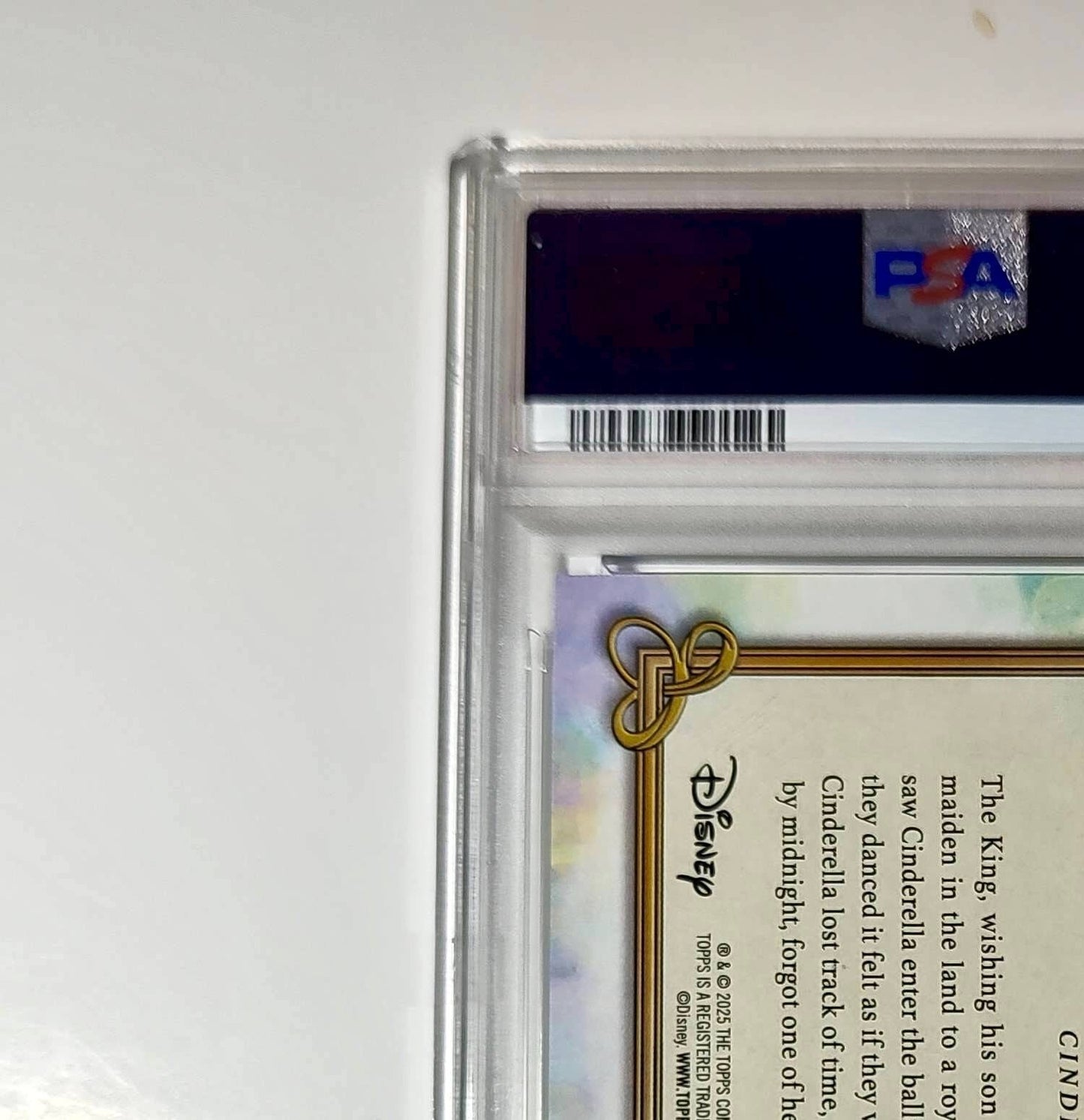 Prince Charming's Castle 2025 Topps Disney #C-4 Card Cinderella PSA 10