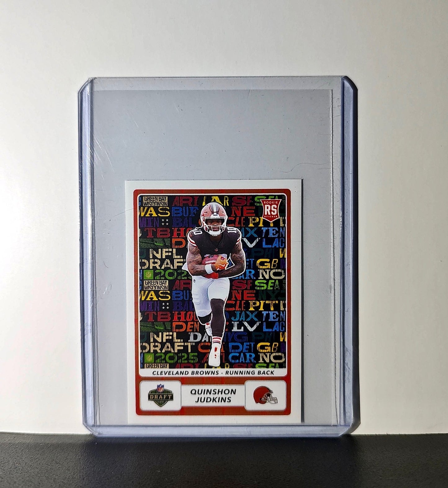Quinshon Judkins Rookie 2025 Panini NFL #558 Draft Sticker Browns