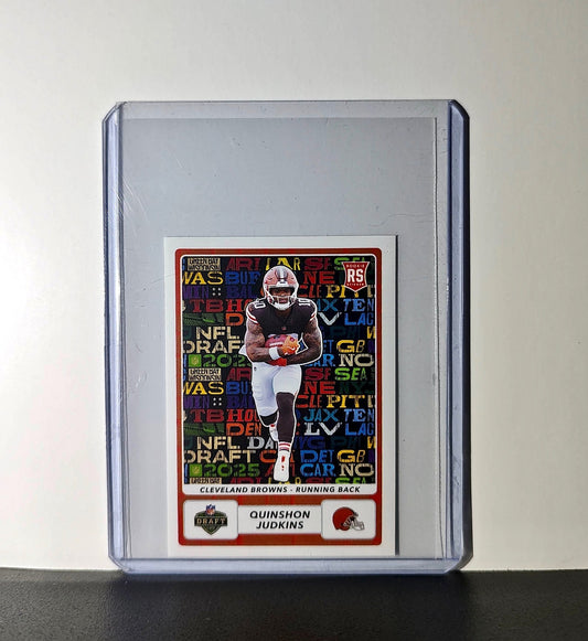 Quinshon Judkins Rookie 2025 Panini NFL #558 Draft Sticker Browns