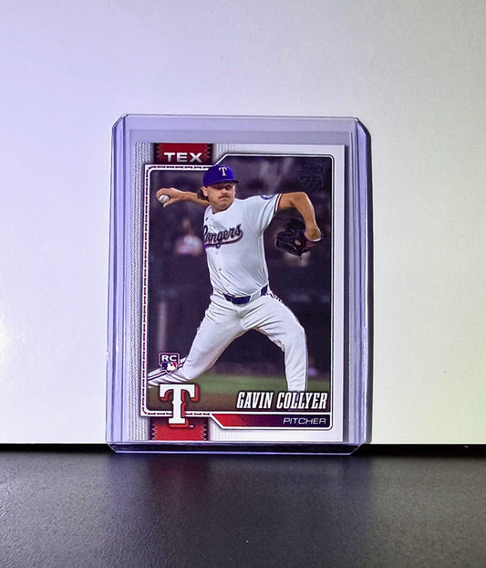 Gavin Collyer Rookie 2026 Topps Update MLB #US281 Card Texas Rangers