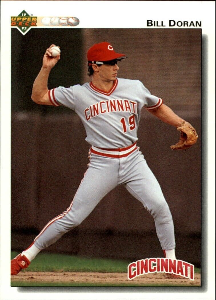 Bill Doran 1992 Upper Deck MLB #280 Baseball Card Cincinnati Reds