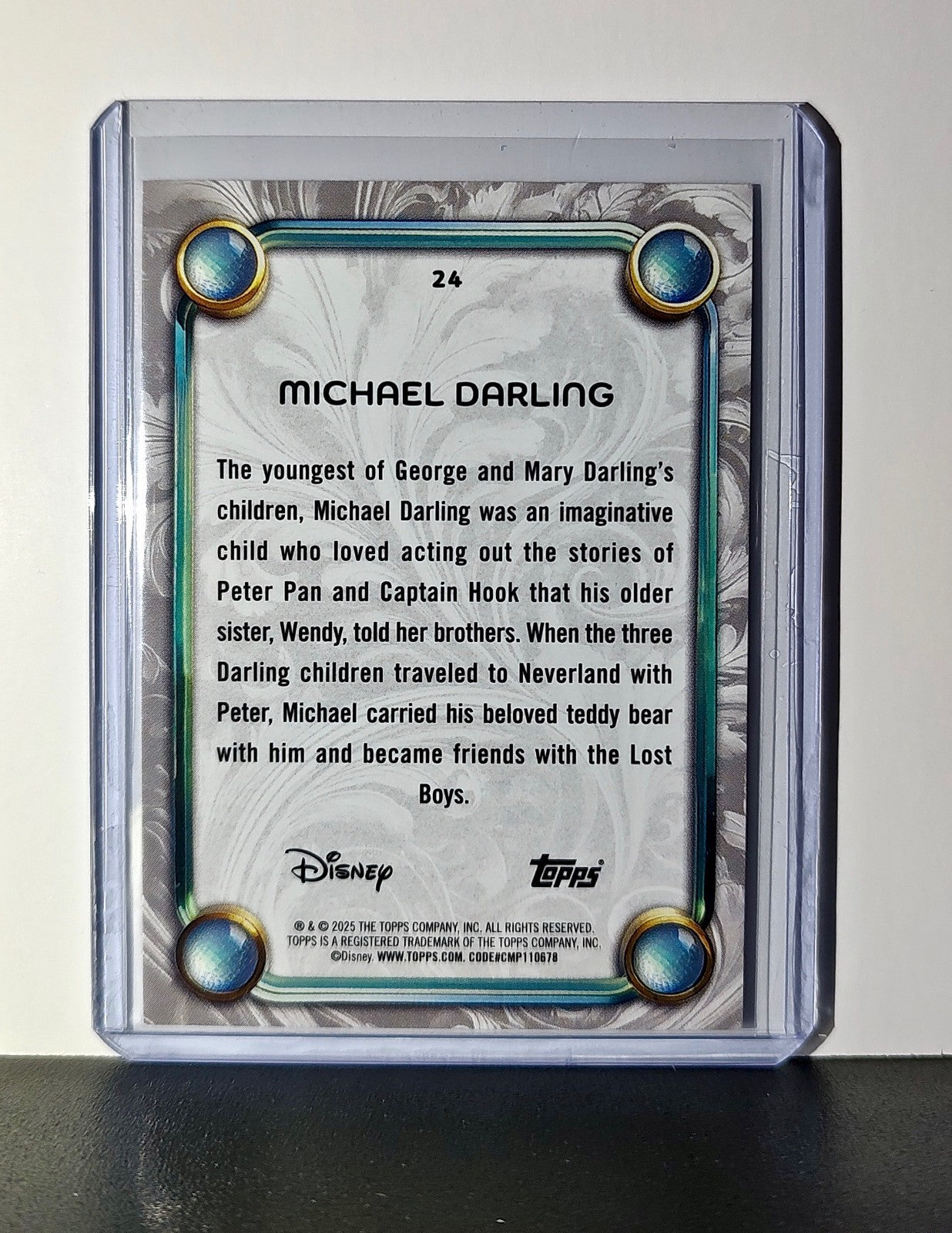 Michael Darling 2025 Topps Disney Wonder #24 Card Peter Pan