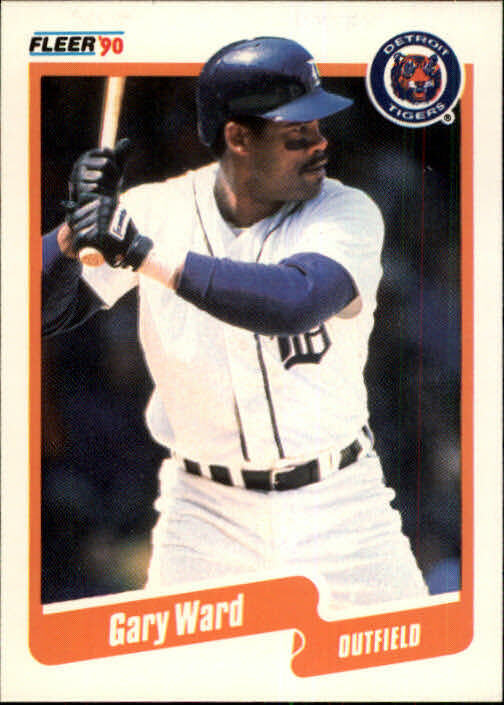 1990 Gary Ward Fleer Baseball Card #618